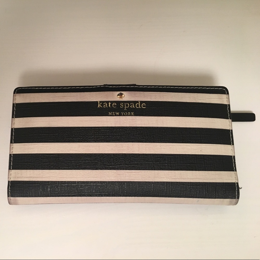 Kate Spade striped wallet