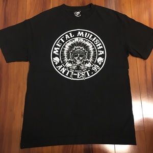 Men's M Metal Mulisha Black T-shirt