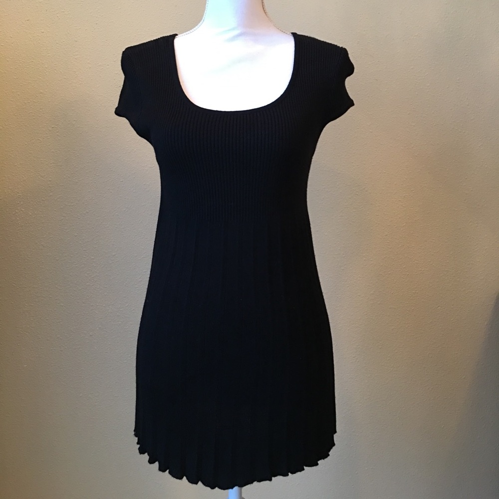 Studio M Pleated Tunic Sweater