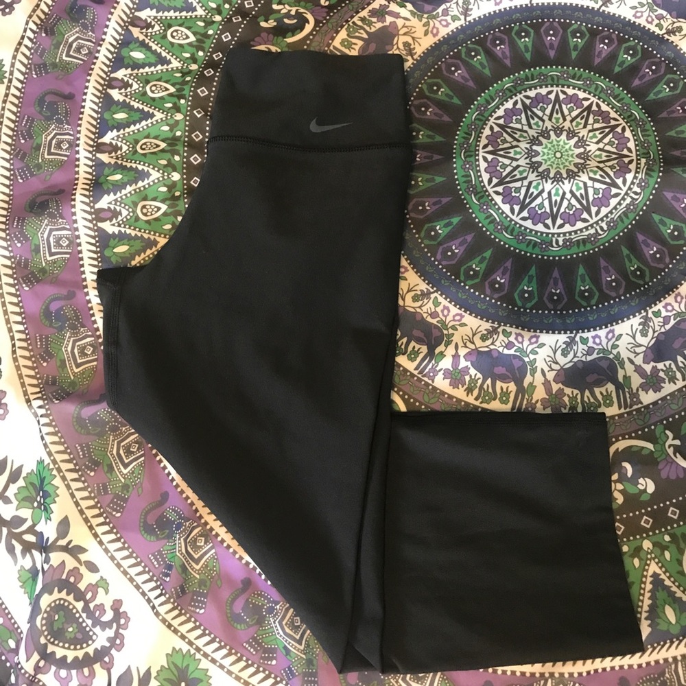 NIKE DRI-Fit Legendary Black Pants Size Small