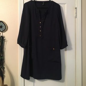 H&M navy dress