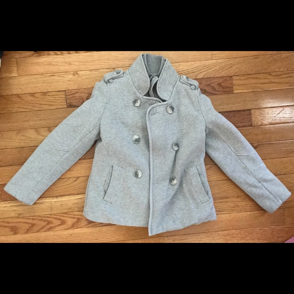Girls Grey heavy jacket/coat