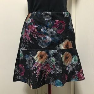 RED Saks Fifth Avenue mini skirt