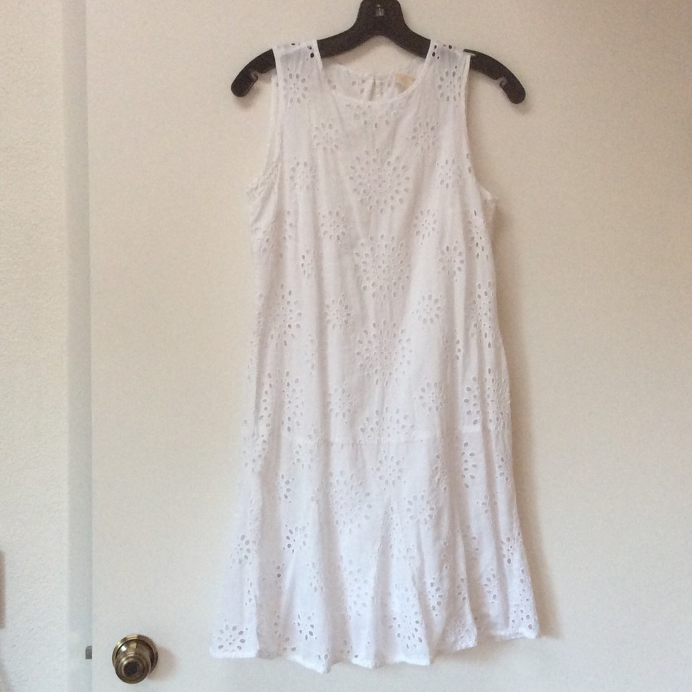 Michael Michael Kors Eyelet Drop-waist dress