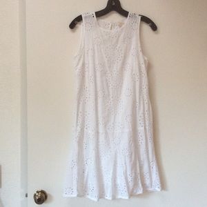 Michael Michael Kors Eyelet Drop-waist dress