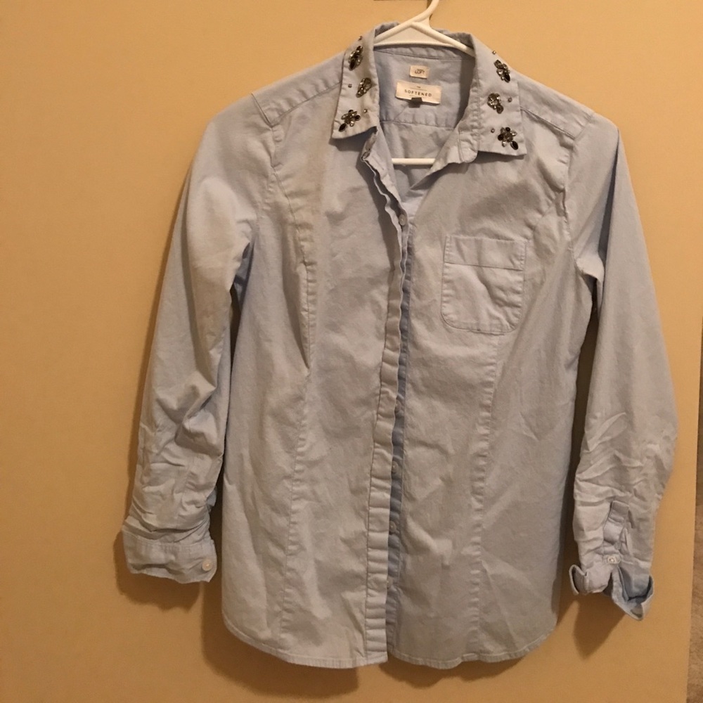 Loft 💎 💎 blue shirt - Picture 1 of 3