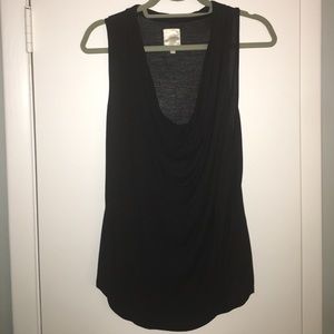 South Moon Under black cowl-neck top