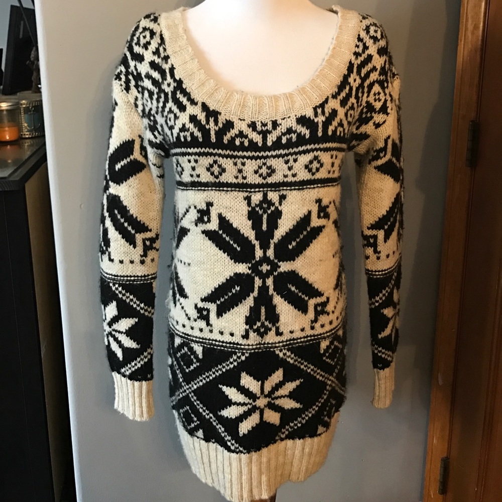 American Eagle Fair Isle Tunic Sweater