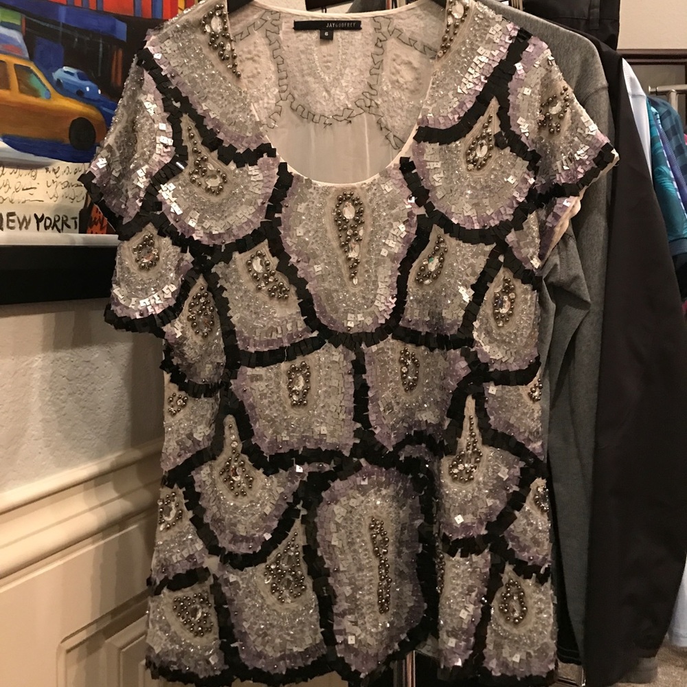 Jay Godfrey beaded top