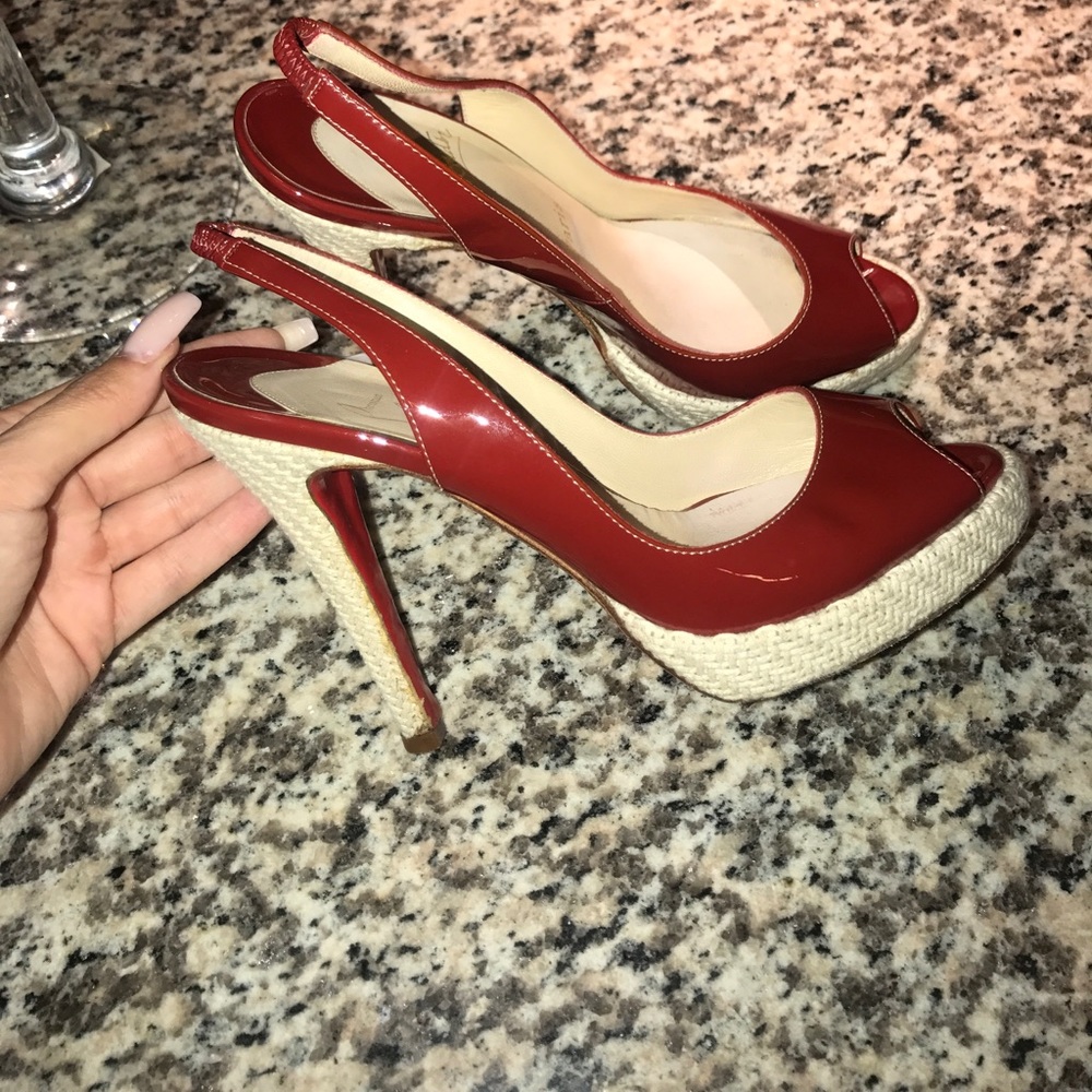Christian Louboutin slingbacks!