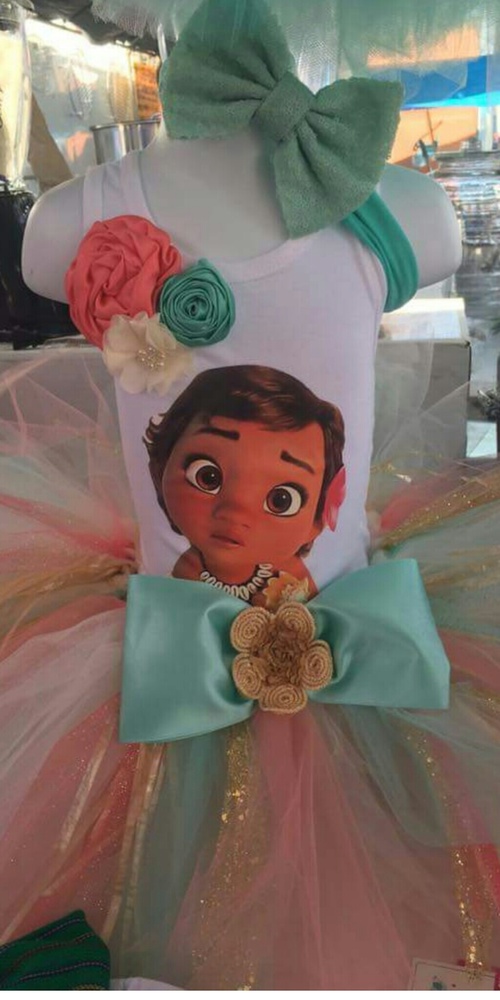 Moana birthday outfit