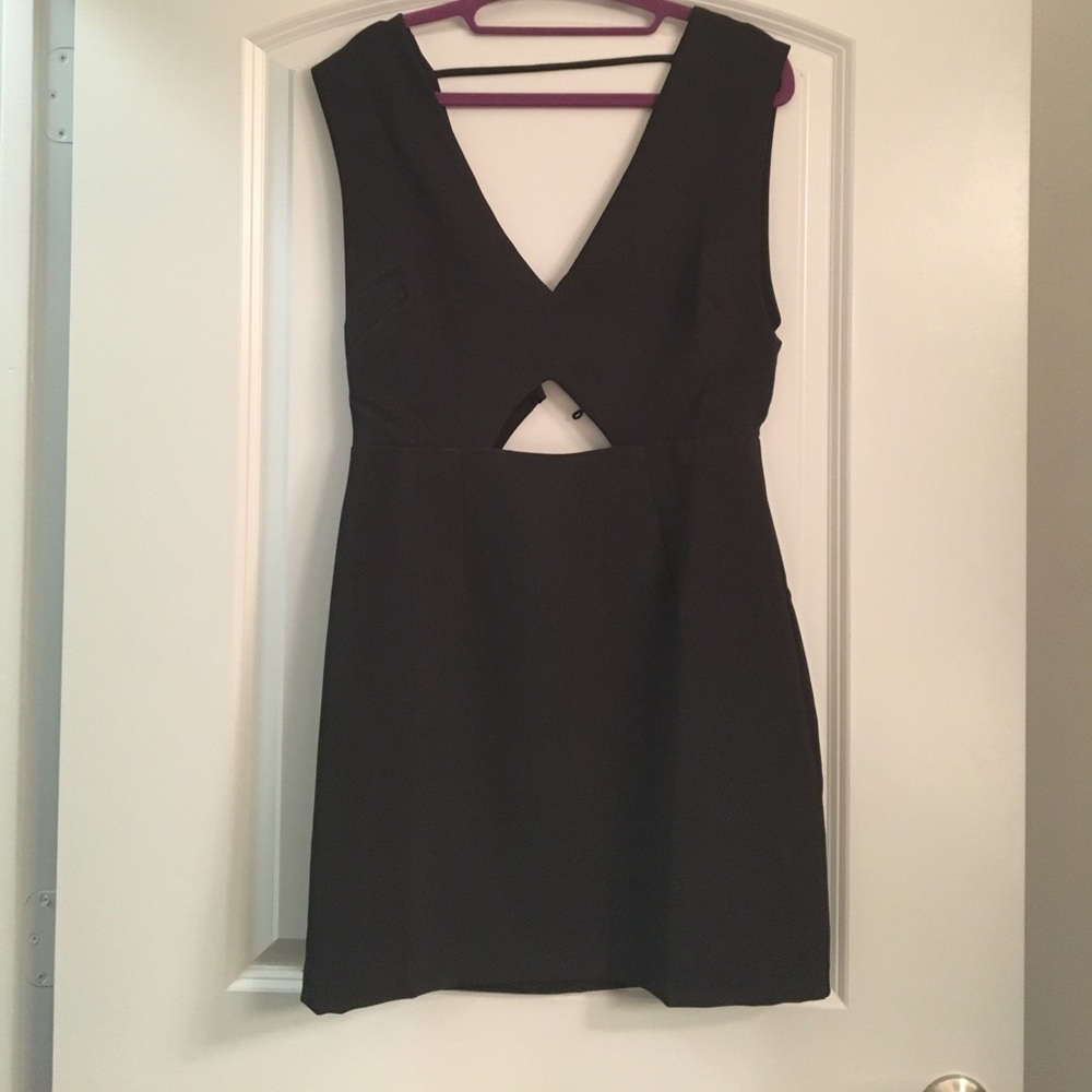 Forever 21 Cut Out Black Dress and Cute Out Front