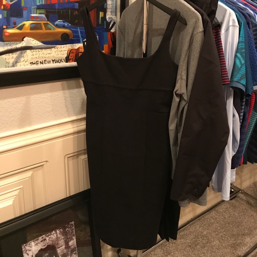 DVF Black sheath dress