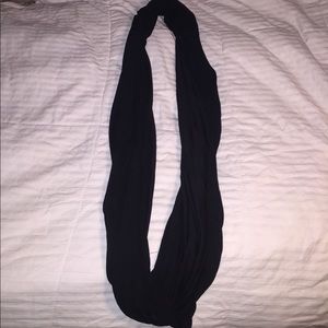 Black Infinity Scarf