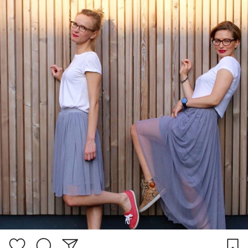 TUL PAYASITA Skirt silver grey soft tulle