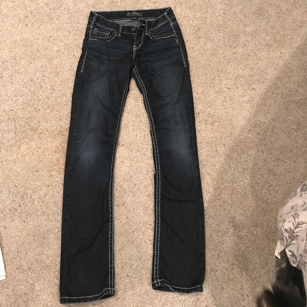 Silver jeans