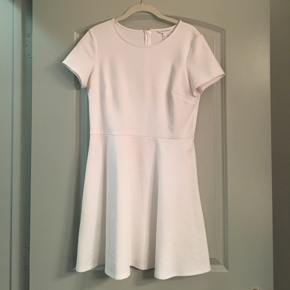Bcbgeneration White Skater Dress