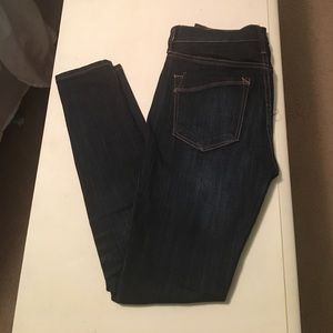 Express Jeans mid rise dark wash