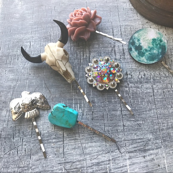 'Wild Heart' Boho Hair Pin Set➳❥ - Picture 4 of 4
