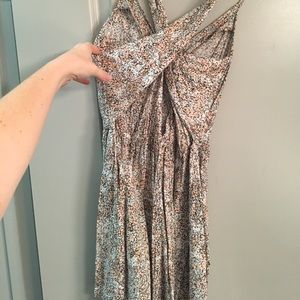 Bcbgeneration surplice Romper with open back