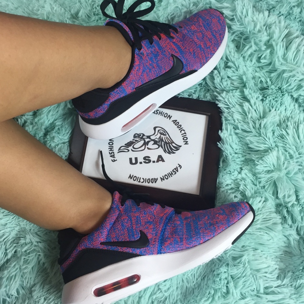 Nike Air Max Modern flyknit women's white sneakers - Picture 3 of 8