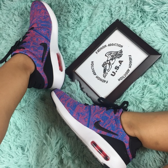 Nike Air Max Modern flyknit women's white sneakers - Picture 2 of 8