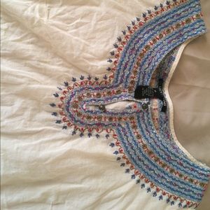 Lucky Brand Embroidered Tunic