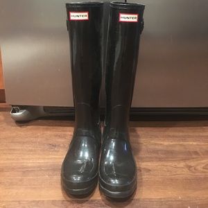 Hunter Original Black High Gloss Boot