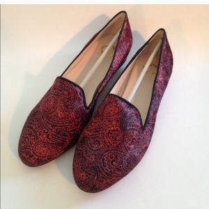 NWT C. Wonder Velvet Paisley Flats