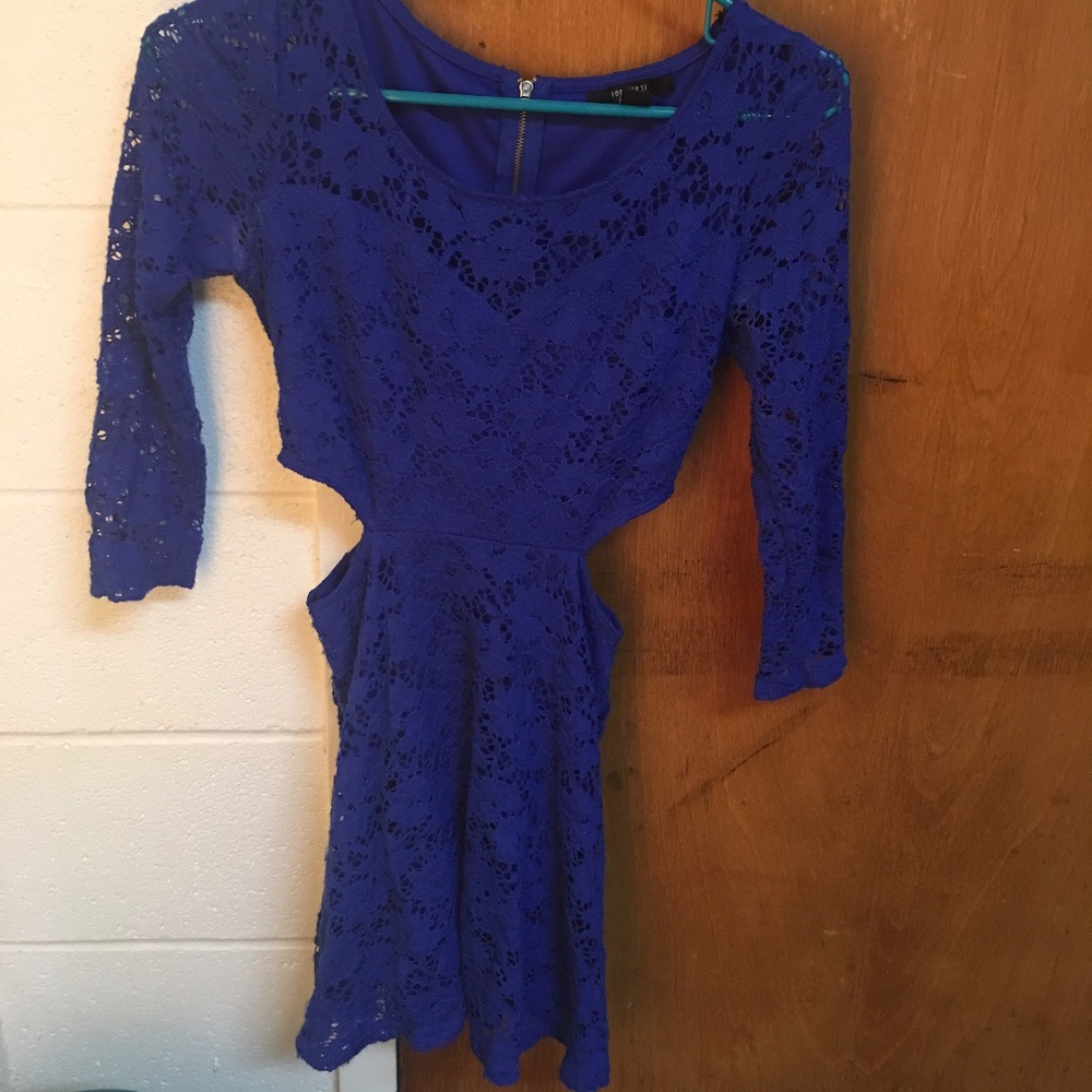 Blue dress