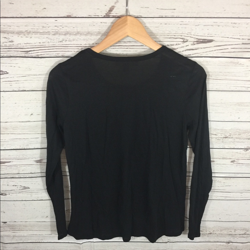 Michael Kors Long Sleeve Hi Low Shirt - Picture 5 of 5