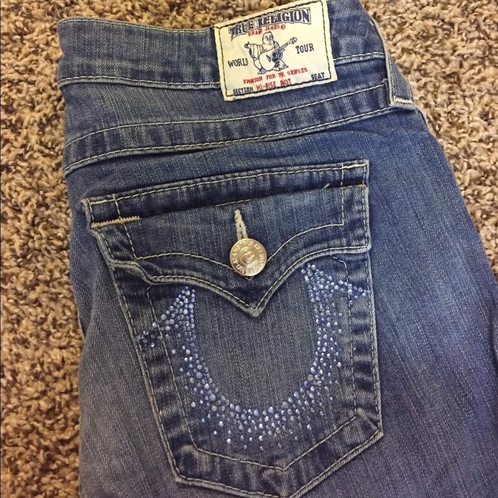 True Religion jeans w/ Swarovski elements