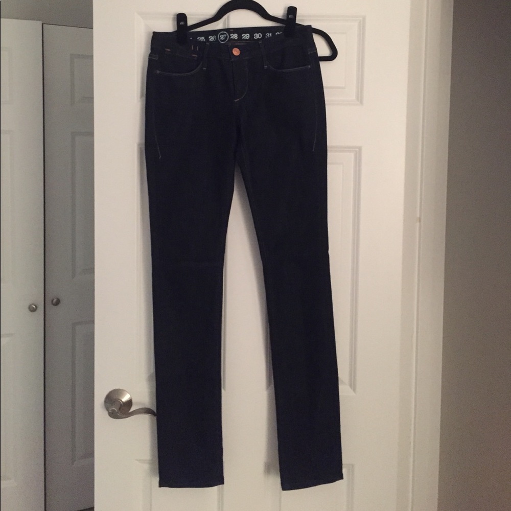 Earnest Sewn dark denim skinny jeans