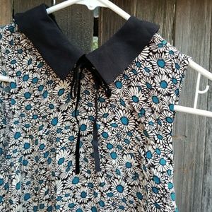 Urban outfitters inspired blue flower dress