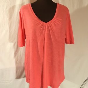 Lane Bryant slub cotton t shirt