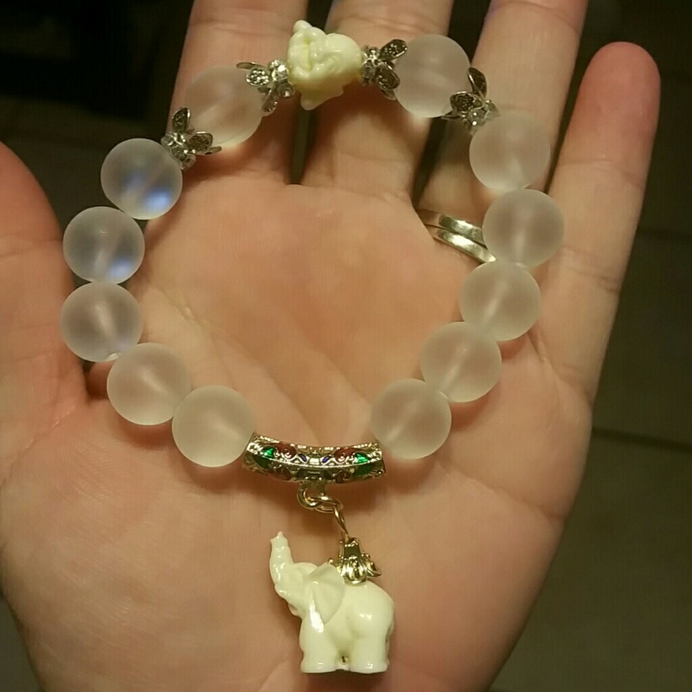 Elephant/buddha bracelet