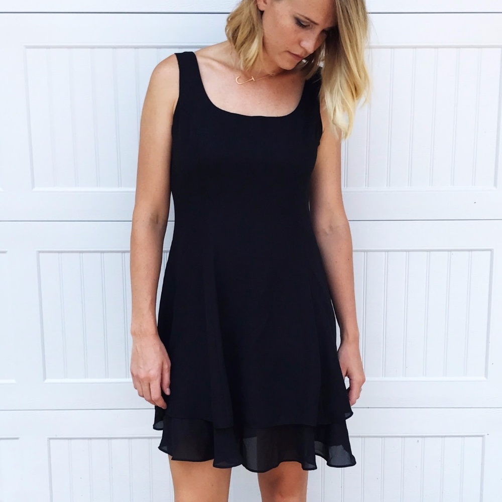 Chelsea Nites Black Cocktail Dress, Size 10