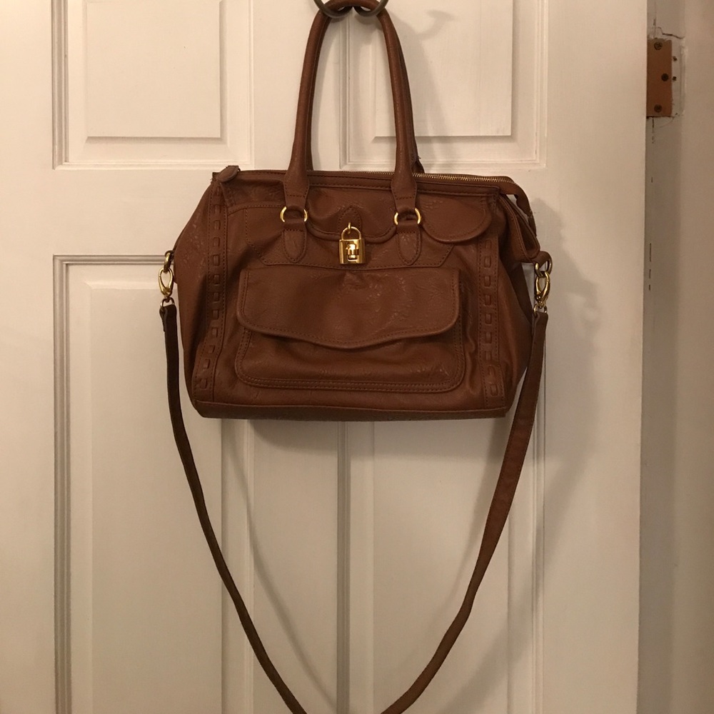 Jessica Simpson Satchel - Burnt Umber colour