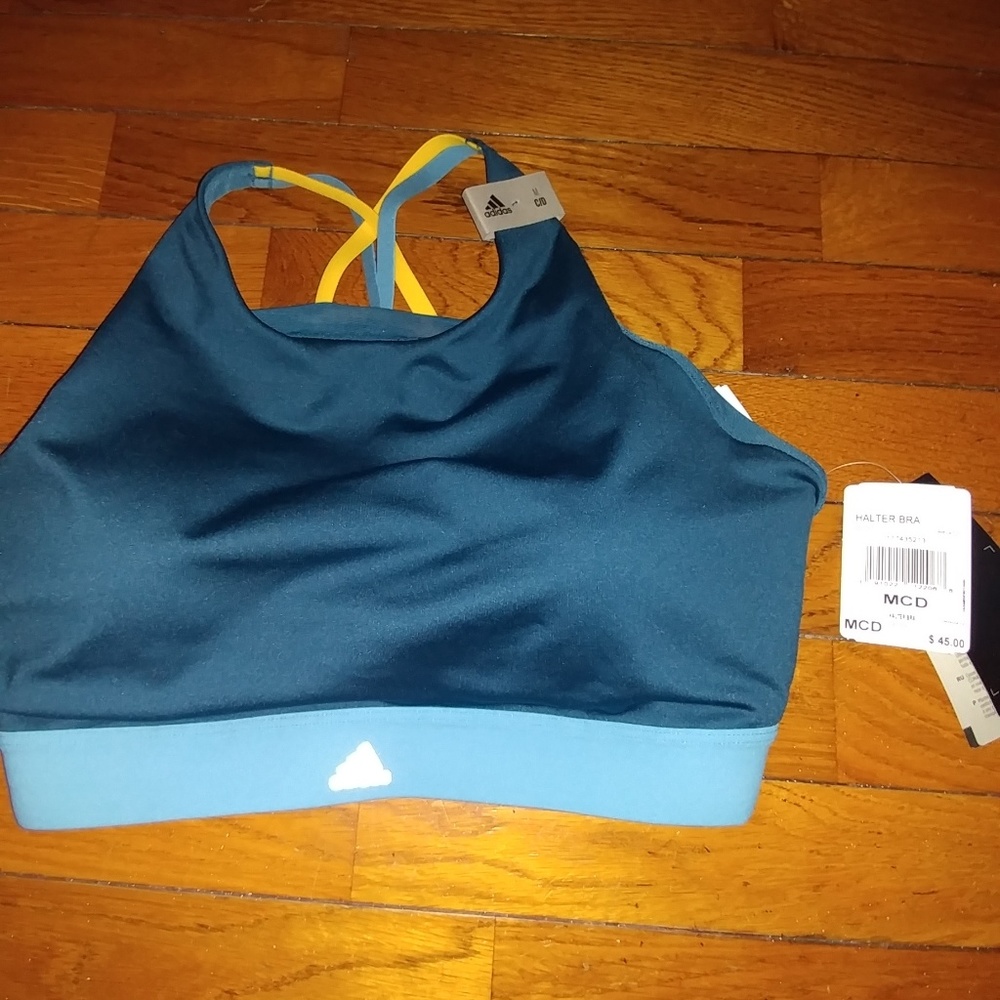 Adidas halter bra NWT size medium C/D