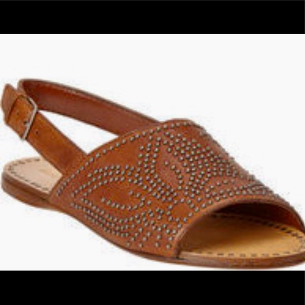 Authentic Miu Miu studded sling back sandals!!