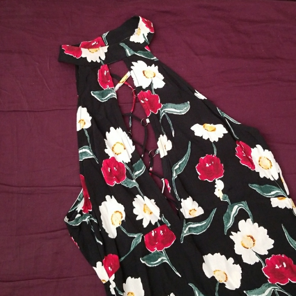 Vtg urban outfitters inspired maxi flower dress