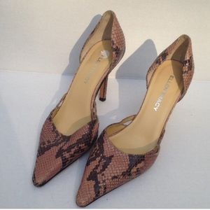 Ellen Tracy Reptile Skin Heels Size 8.5