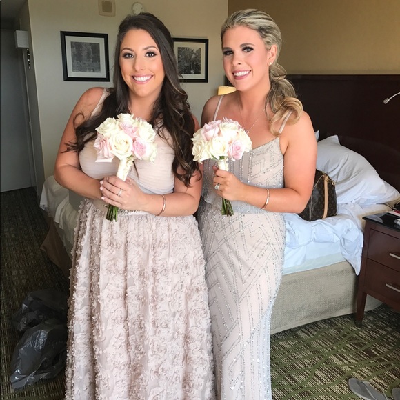 Adrianna Papell Embellished Blouson Gown - Picture 4 of 6