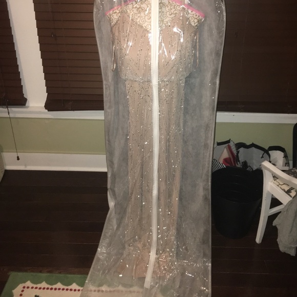 Adrianna Papell Embellished Blouson Gown - Picture 6 of 6