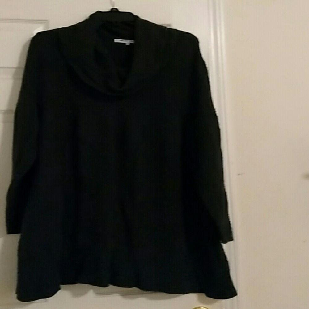 Eight Eight Eight Charcoal Gray Knit Top/Dress, 1X