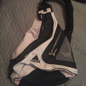 Over the shoulder adidas book bag