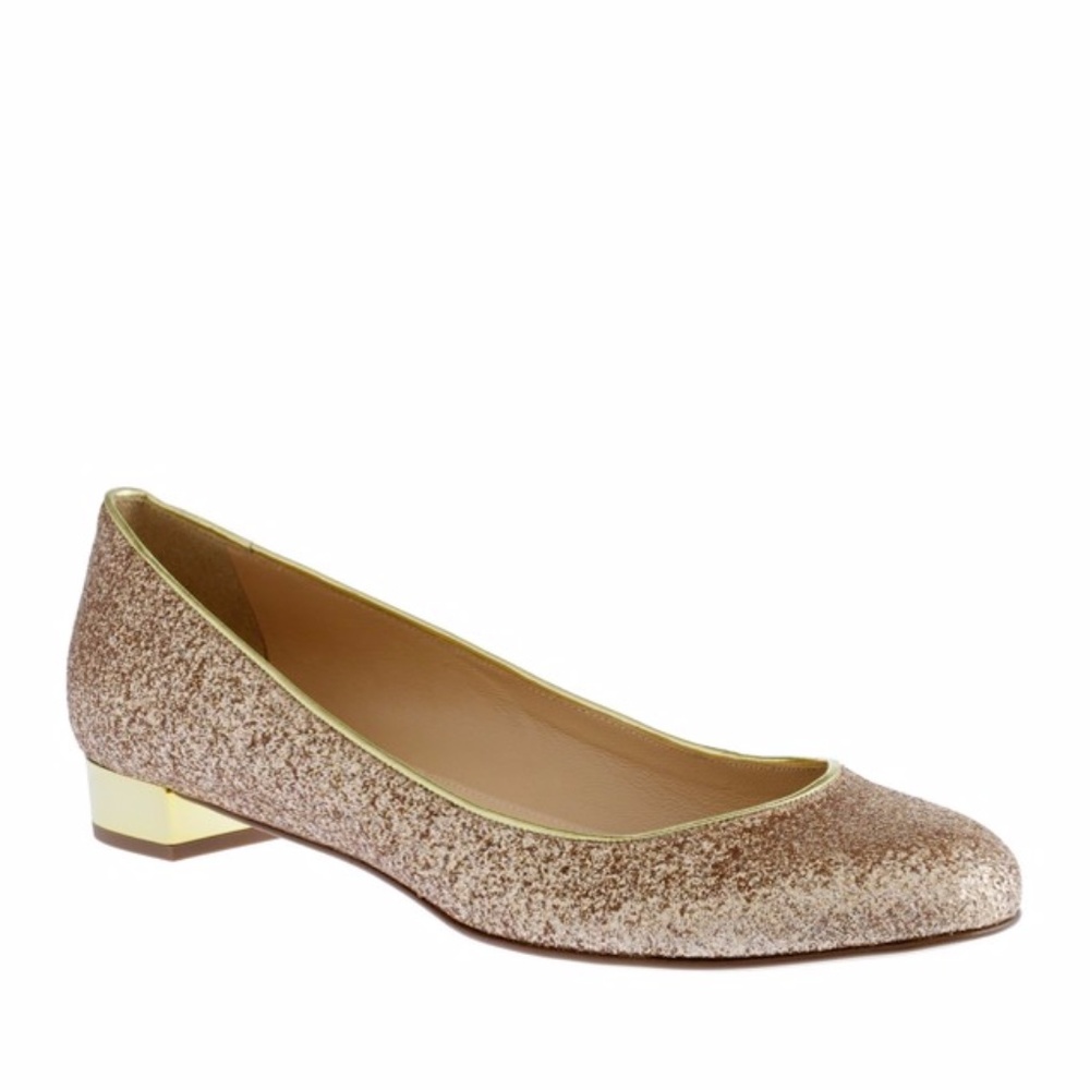 J.Crew Janey Glitter Flats