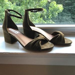 Steve Madden Women's Bllast Olive Suede 6.5 M