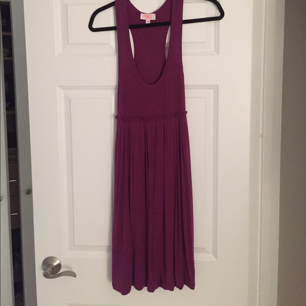 AKA New York purple dress