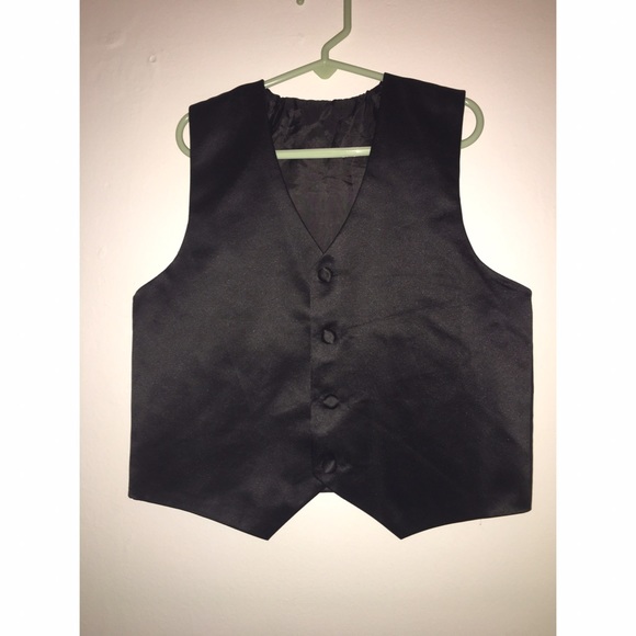 Other - Boys Black Vest Sz 10 wedding ring bearer Other - Boys Black Vest Sz 10 wedding ring bearer